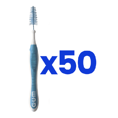 GUM Trav-Ler Ragers 1.6 mm blauw - 50 stuks