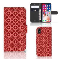 Apple iPhone X | Xs | Telefoon Hoesje | Batik Rood