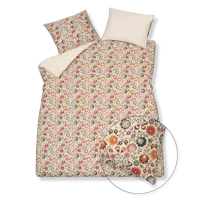 Vandyck pure 87 cream tan dekbedovertrek