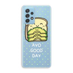 Avo Good Day: Samsung Galaxy A73 Transparant Hoesje