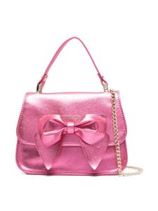 Monnalisa pochette métallisée à nœud - Rose