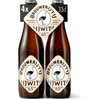 Brouwerij &apos;t IJ IJwit Fles 4x330ML bij Jumbo