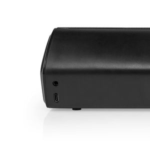 Nedis Bluetooth-Speaker | Maximale batterijduur: 6 uur | Tafelmodel | 18 W | Stereo | Ingebouwde microfoon | Koppelbaar | Zwart - SPBT2006BK