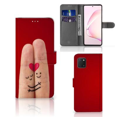 Samsung Note 10 Lite | Wallet Case | met Pasjes | Liefde - Origineel Romantisch Cadeau