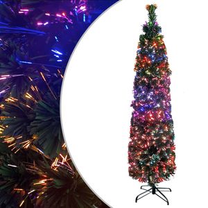 Kunstkerstboom met standaard smal 180 cm glasvezel