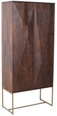 Onyx kast bruin 2 deuren