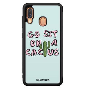 Samsung Galaxy A40 hoesje - Go sit on a cactus
