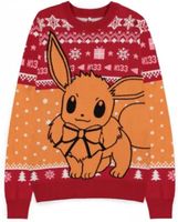 Pokémon - Eevee Christmas Jumper (Red & Orange)