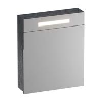 BRAUER Promise spiegelkast - 60x70x15cm -- met directe verlichting 1 linksdraaiende enkelzijdige spiegeldeur Damascus SK-PR60LDA