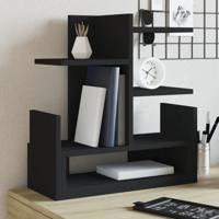 VidaXL Bureau organiser 49x20x52,5 cm bewerkt hout zwart VidaXL Bureau organiser 49x20x52,5 cm bewerkt hout zwart