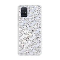 Zwanen: Galaxy A71 Transparant Hoesje