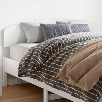 Hoofdbord 150 cm massief grenenhout wit