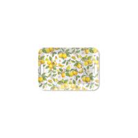 Tray melamine 33x47cm fresh lemons wit