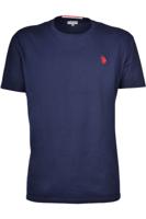 U.S. Polo Assn. Classic Fit T-Shirt ronde hals donkerblauw, Effen