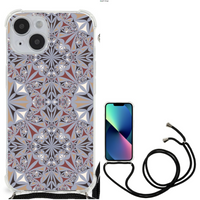 iPhone 14 Anti-Shock Hoesje Flower Tiles