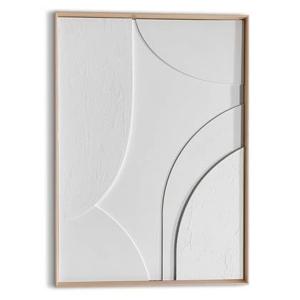 Reinders - Terrace White - Relief Art Schilderij 70x50cm Hout