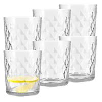 Urban Living Waterglazen/drinkglazen Athene tumbler - 12x - transparant - 260 ml