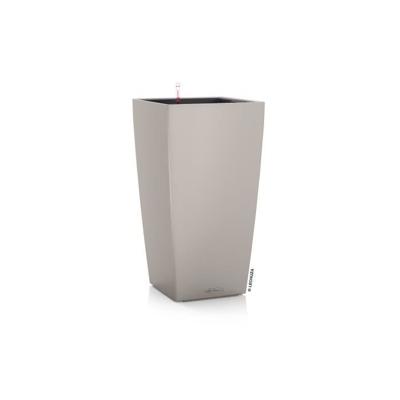 LECHUZA Cubico Color 40 bloempot - complete set, zandbruin