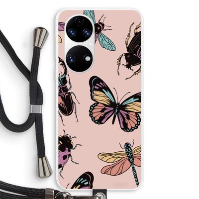 Tiny Bugs: Huawei P50 Transparant Hoesje met koord