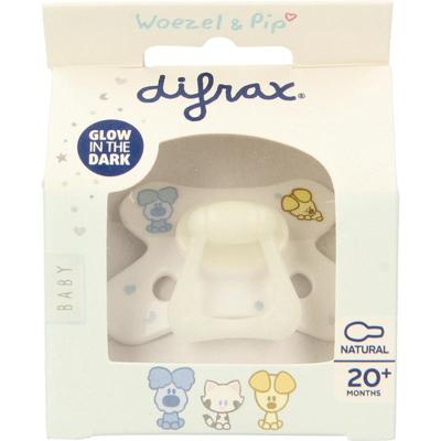 Difrax Fopspeen 20+ maanden natural Woezel & Pip