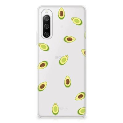 Sony Xperia 10 IV | Siliconen Case | Avocado Sony Xperia 10 IV | Siliconen Case | Avocado