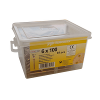 pgb-Europe PGB-FASTENERS | Spaanplaatschroef VZK Ø 4x40 GZn/Em. 455 | 455 st - GG60WP040040