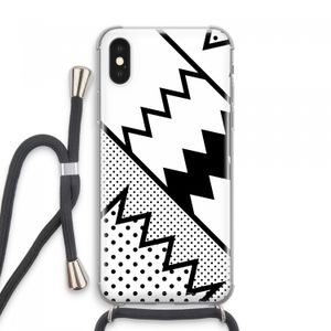 Pop Art #5: iPhone XS Max Transparant Hoesje met koord