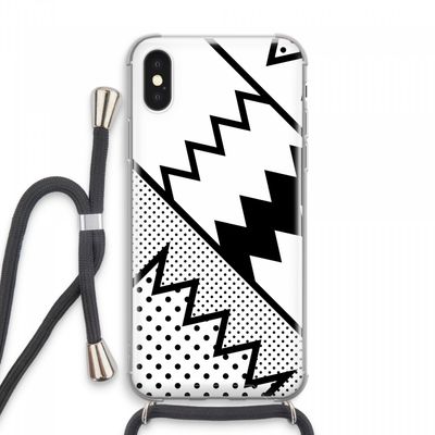 Pop Art #5: iPhone XS Max Transparant Hoesje met koord