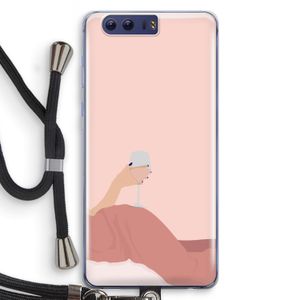 Wine: Honor 9 Transparant Hoesje met koord