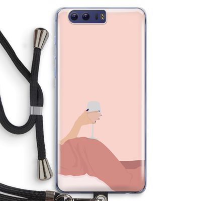 Wine: Honor 9 Transparant Hoesje met koord