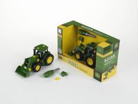 Theo Klein John Deere tractor met frontlader speelgoedvoertuig - thumbnail