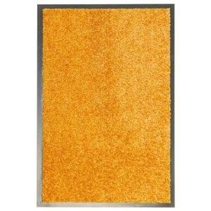 VidaXL Deurmat wasbaar 40x60 cm oranje