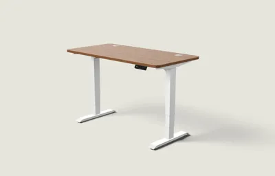 Desktronic HomePro bureau Wit / Walnoot / 140x70 cm