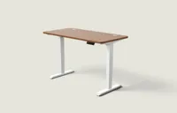 Desktronic HomePro bureau Wit / Walnoot / 140x70 cm