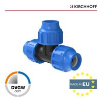 Kirchhoff PP T-stuk, 20 mm, klemkoppeling voor HDPE - 984844117