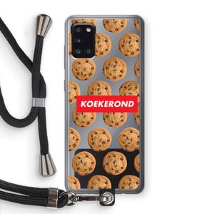 Koekerond: Samsung Galaxy A31 Transparant Hoesje met koord