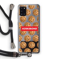 Koekerond: Samsung Galaxy A31 Transparant Hoesje met koord
