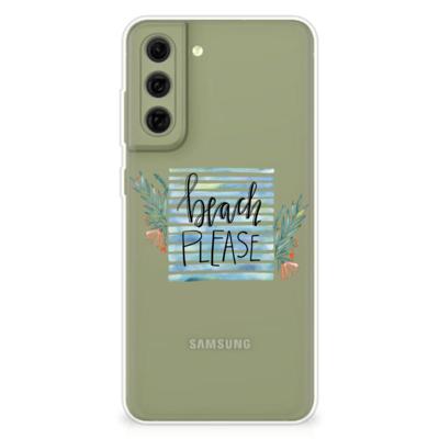 Samsung Galaxy S21FE Telefoonhoesje met Naam Boho Beach