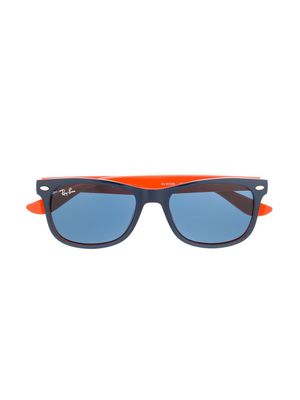 RAY-BAN JUNIOR lunettes de soleil à monture carrée - Bleu