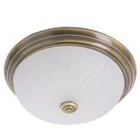 Steinhauer Plafonierre Ceiling and Wall of wandlamp bronsbruin 30cm 2779BR