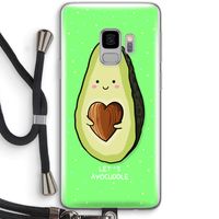 Avocuddle: Samsung Galaxy S9 Transparant Hoesje met koord