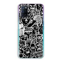 Vexx Black Mixtape: Oppo A92 Transparant Hoesje