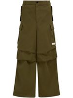 Marni pantalon ample à poches cargo - Vert