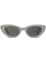 Gentle Monster lunettes de soleil Conic G6 à monture papillon - Gris