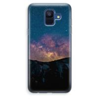 Travel to space: Samsung Galaxy A6 (2018) Transparant Hoesje