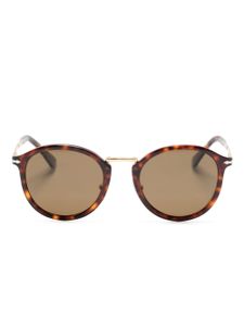 Persol lunettes de soleil rondes à effet écailles de tortue - Marron