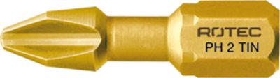 Rotec PRO Insertbit PH 3 L=25mm C 6,3 Torsion TIN - 10 stuks - 8012003