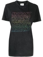 MARANT ÉTOILE t-shirt Zoeline à logo imprimé - Noir - thumbnail