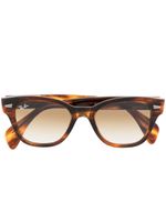 Ray-Ban lunettes de soleil à monture rectangulaire - Marron