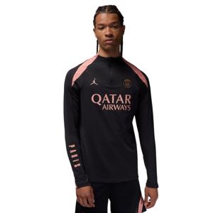 Nike Paris Saint-Germain x Jordan Strike Trainingstrui 1/4-Zip 2024-2025 Zwart Roze